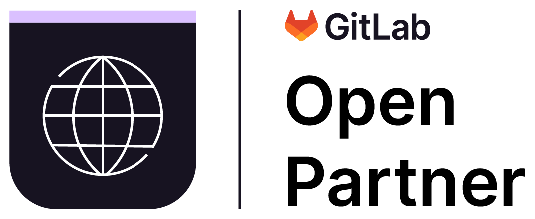 The official GitLab Open Partner Logo Badge